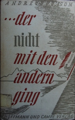 <i>L'homme qui marchait devant moi</i> - édition allemande 1949