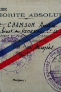 Laissez-passer de Chamson - 1945