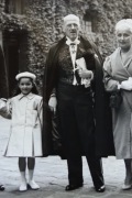 En visite à l'Académie française Louis Velle - Catherine Velle - André Chamson - Lucie Mazauric - Frédérique Hébard