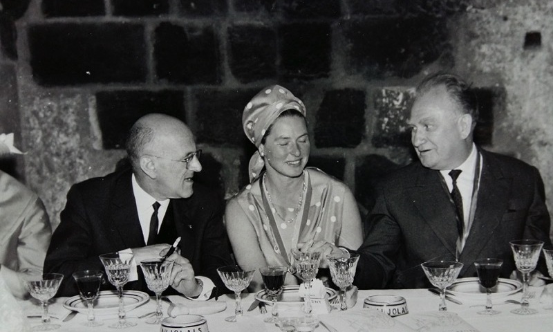 Avec Ingrid Bergman