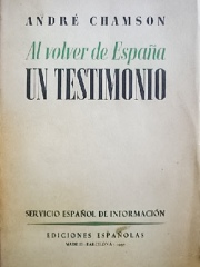 Retour d'Espagne - édition espagnole 1937